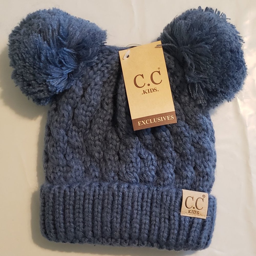 Toddler Double Pom Beanie